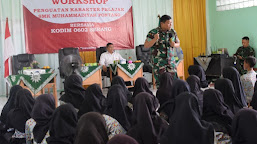 Dandim 0602/Serang Berikan Wawasan Kebangsaan Bagi Pelajar SMK Muhammadiyah Pontang