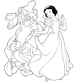 dibujo de blancanieves