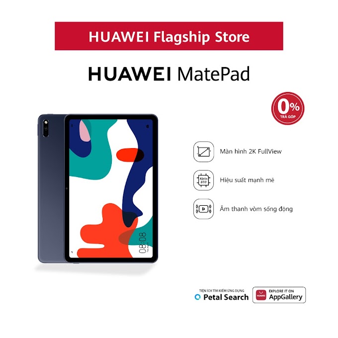 Máy tính bảng Huawei Matepad (4GB/64GB) Màn hình 2K FullView | Hiệu suất mạnh mẽ | Âm thanh vòm Harman Kardon sống động