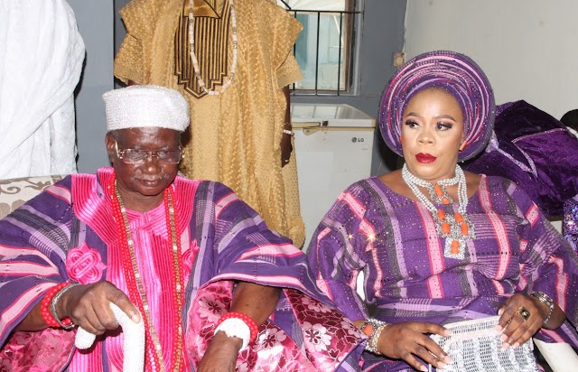 At The Royal Engagement Of Olori Aderonke Akinola & Oba Joseph Adeogun