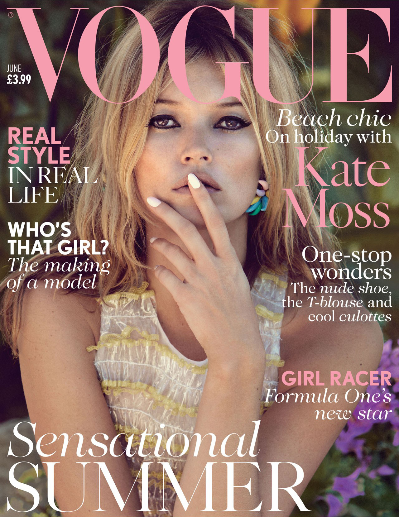 Vogue UK June 2013 — Kate Moss by Patrick Demarchelier 