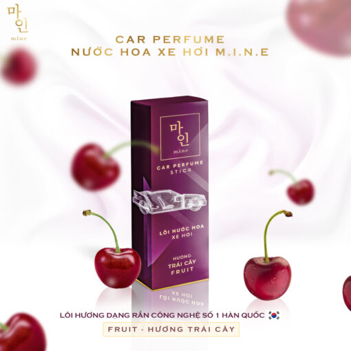 Lõi nước hoa xe hơi Mine – Hương Trái cây Mine Car Perfume Stick – Fruit