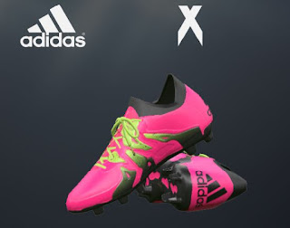 PES 2016 Shock Pink Adidas X 2016 Boots by oxarapesedit