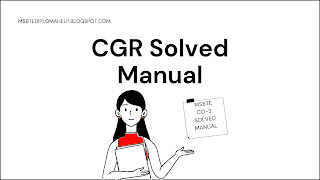 CGR Solved Manual