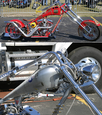 Az Orange County Choppers kiállítása Milwaukeeban: a Discovery Channel róluk készült sorozata miatt itt most ők a sztárok.