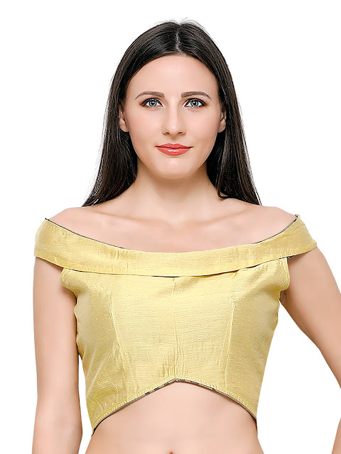 fancy yellow crop top for young ladies or college girls online