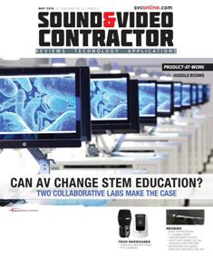 Sound & Video Contractor - May 2016 | ISSN 0741-1715 | TRUE PDF | Mensile | Professionisti | Audio | Home Entertainment | Sicurezza | Tecnologia
Sound & Video Contractor has provided solutions to real-life systems contracting and installation challenges. It is the only magazine in the sound and video contract industry that provides in-depth applications and business-related information covering the spectrum of the contracting industry: commercial sound, security, home theater, automation, control systems and video presentation.