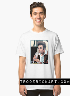 Cosmo Kramer drinking a milkshake t shirt by TRoderickArt