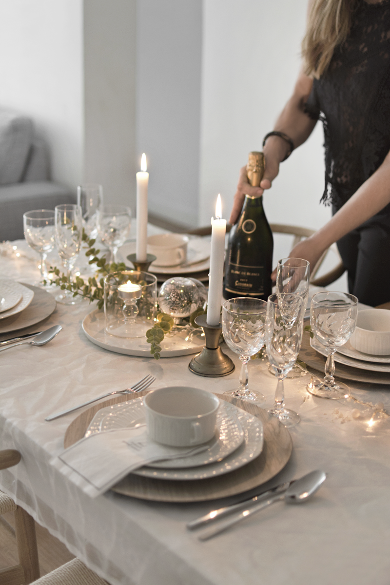 La decoración de nuestra mesa de Navidad / The decoration of our Christmas table