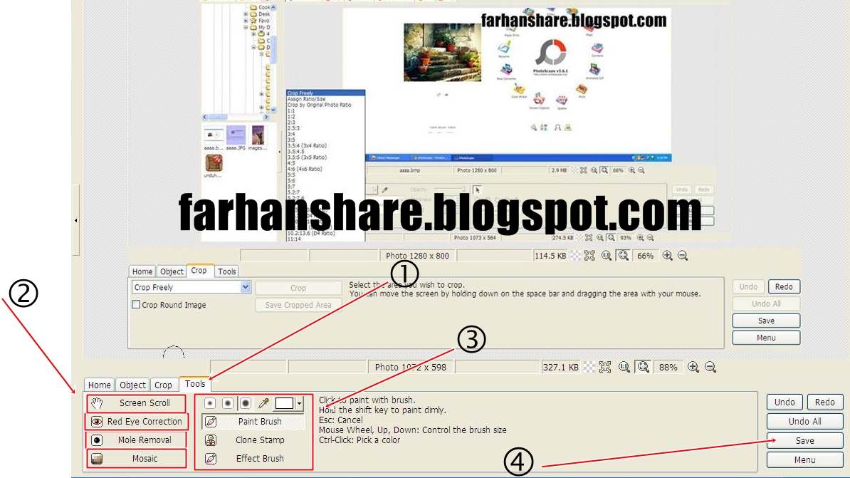 Cara mengedit gambar dan membuat header blog/web dengan 