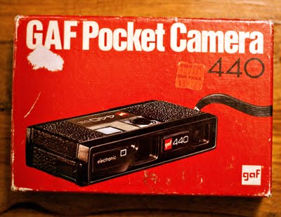 Camera Pocket on Vintage Gaf Pocket Camera 440