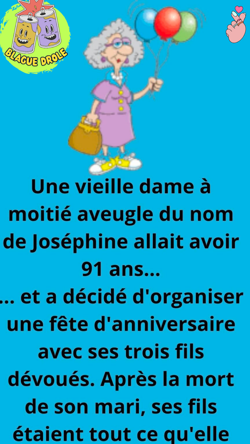 Hilarant – Une vieille dame a une fête d’anniversaire