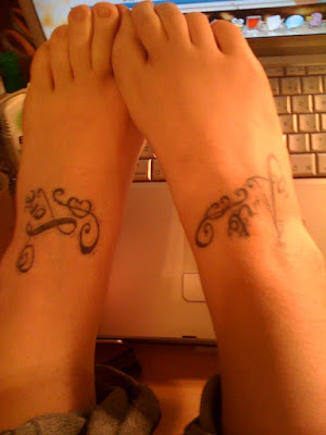 My 2nd (and 3rd, i guess) tattoos came in August of 2006, when I was first 