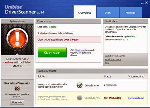 Uniblue Driverscanner 2014 Serial