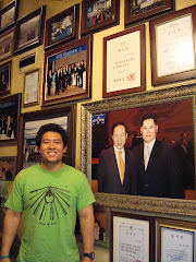 President Lee Myung-bak and I
