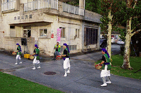 Eisa, dancers, festival, Shirahama, Ogimi, Okinawa