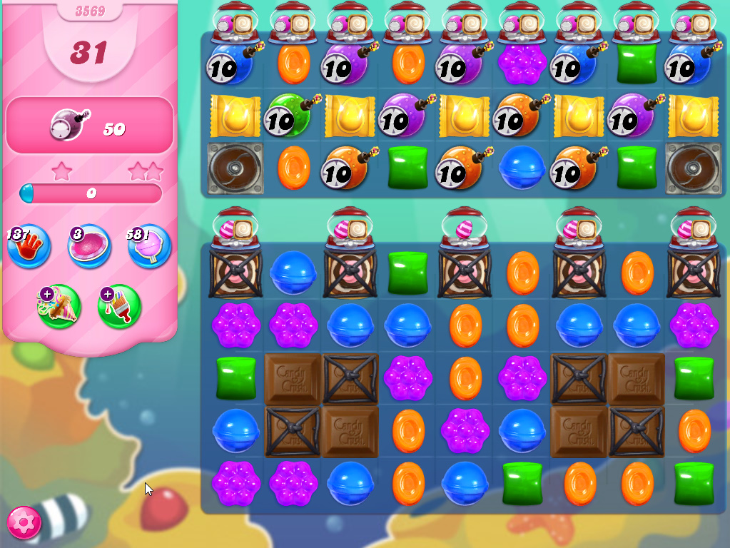 Candy Crush Saga level 3569