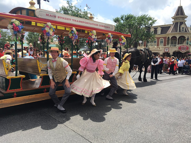 Main Street Tolley Show Spring Magic Kingdom Disney World