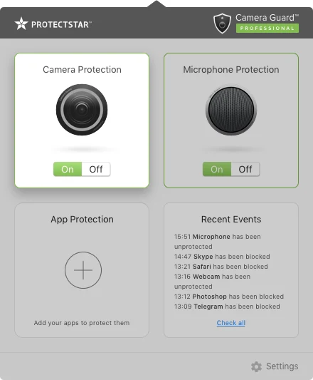 تطبيق Camera Guard™ PRO - Blocker