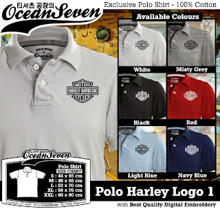 Polo Shirt-All About Automotive_Kaos_Polo Shirt-All About Automotive POLO Harley Logo 1jpg