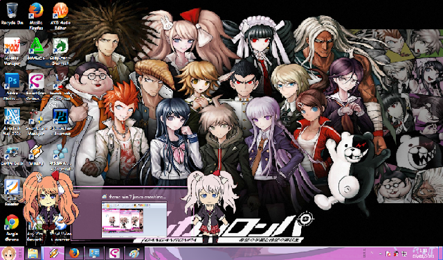 theme win 7 danganronpa junko enoshima