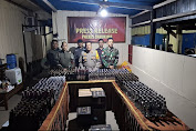 Operasi Gabungan TNI-Polri Amankan Ratusan Botol Miras