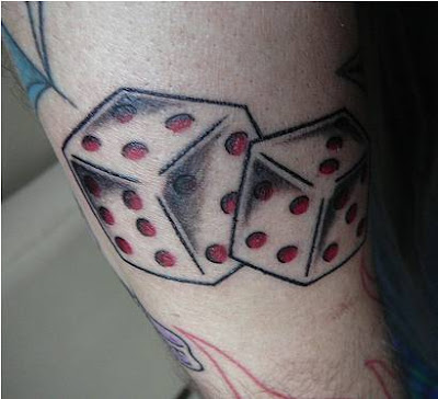 dice tattoo are becoming cool tattoo designsmany guys and girls like dice