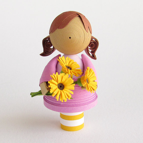 3d quilling dolls