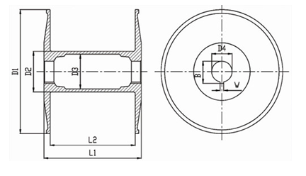 Beam size drawing