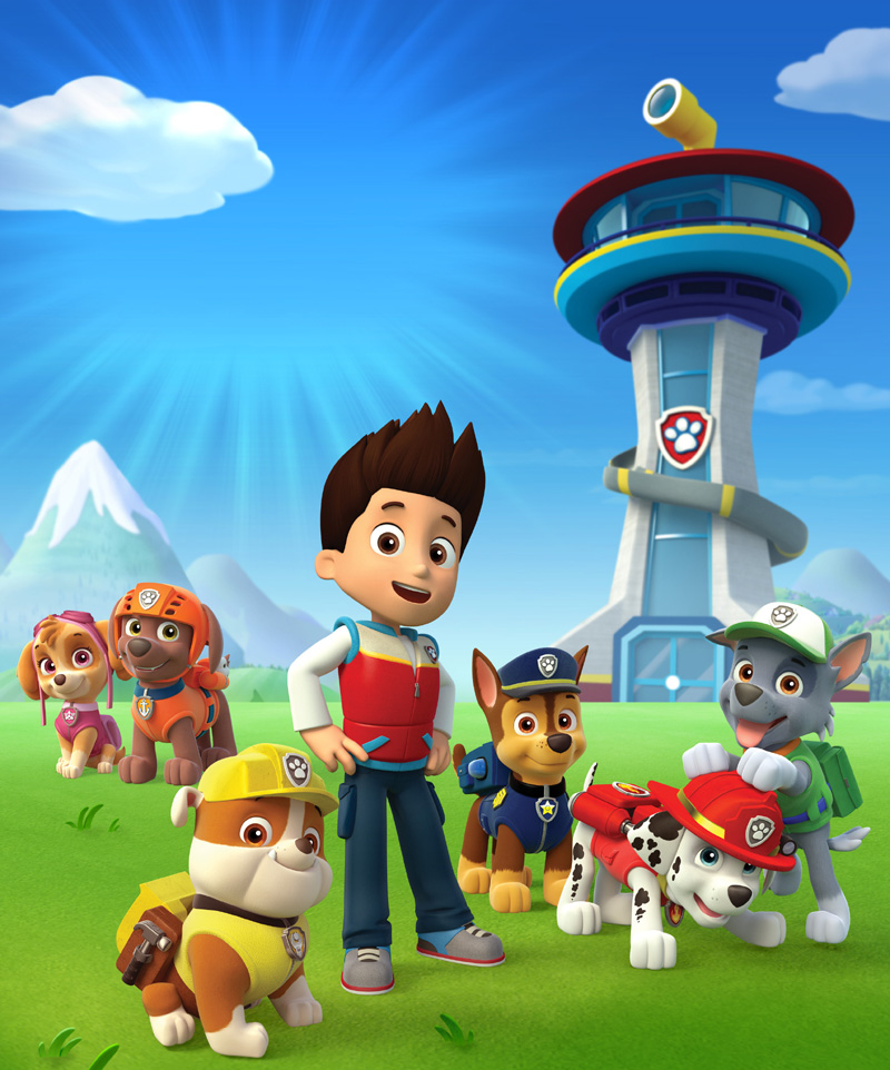 Imagen para imprimir gratis de Paw Patrol o Patrulla Canina.