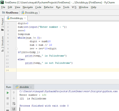 palindrome in python