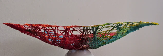 The Entanglement;  Abstract Art; Rope bowl, BY MIABO ENYADIKE