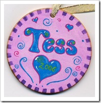 Girl's Name Ornament