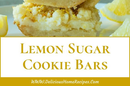 Lemon Sugar Cookie Bars
