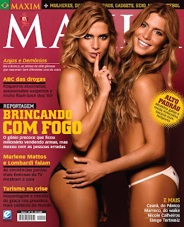 Bia e Branca Feres - Revista Maxim - Junho de 2009