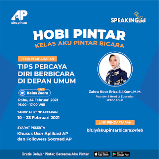 PELATIHAN PUBLIC SPEAKING ONLINE YANG BAGUS