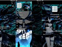 Download BBM MOD Black Rock Shooter Theme v3.2.0.5 APK Terbaru