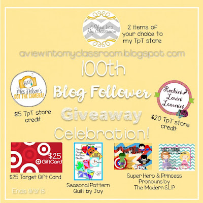 http://aviewintomyclassroom.blogspot.com/2015/08/100th-blog-follower-giveaway.html