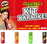 Logo Pringles: premio sicuro Kit Karaoke + microfono + speaker