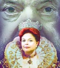 Dilma, a Rainha da Inglaterra na versão pixuleco