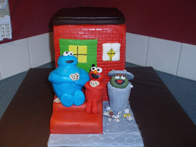 Sesame Street Birthday Cakes on Touch Of Whimsy Cakes  Sesame Street Birthday Cake