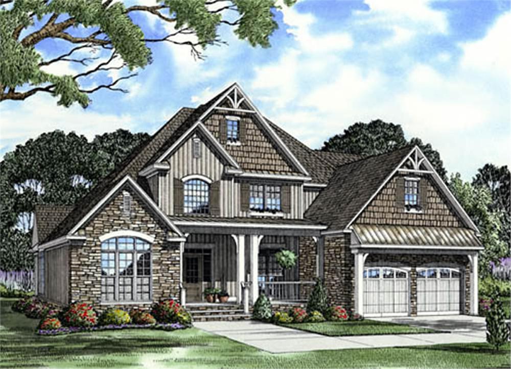 French Country TwoStory House Plans