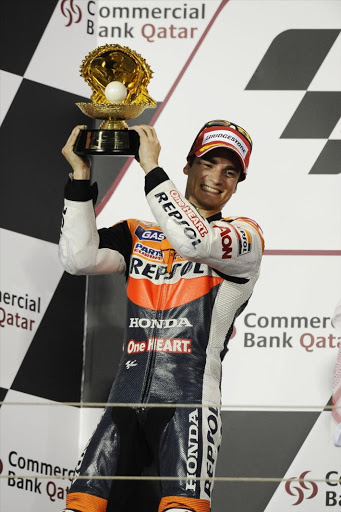 Dani Pedrosa Podium Losail 2012