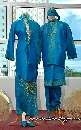 iLaHadar Ratu Sehari Baju  Sanding  Songket 