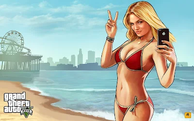 GTA V Girl HD Desktop Wallpaper