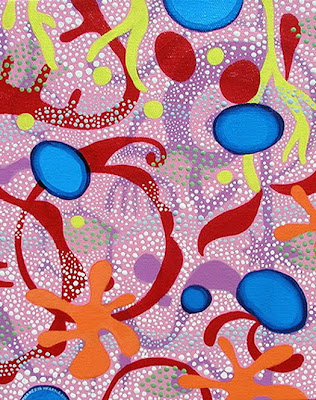 aboriginal art,  aboriginal dot painting