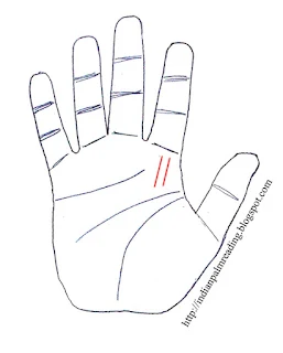 Two Vertical Lines On Mount of Jupiter | Parallel Or Double Vertical Lines On Mount of Jupiter | Palmistry