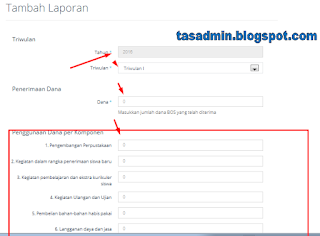 laporan online 13 kompone bos
