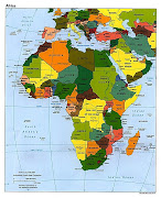 Map of Africa Region and Country (map of africa)