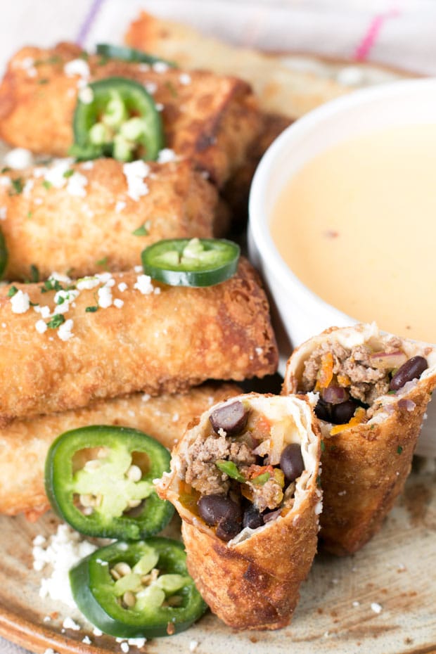 Nacho Egg Rolls